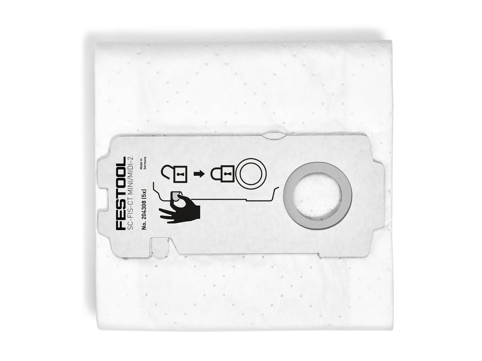 FESTOOL ACCESSORY 204308 SELFCLEAN filter bag SC-FIS-CT MINI/MIDI-2/5