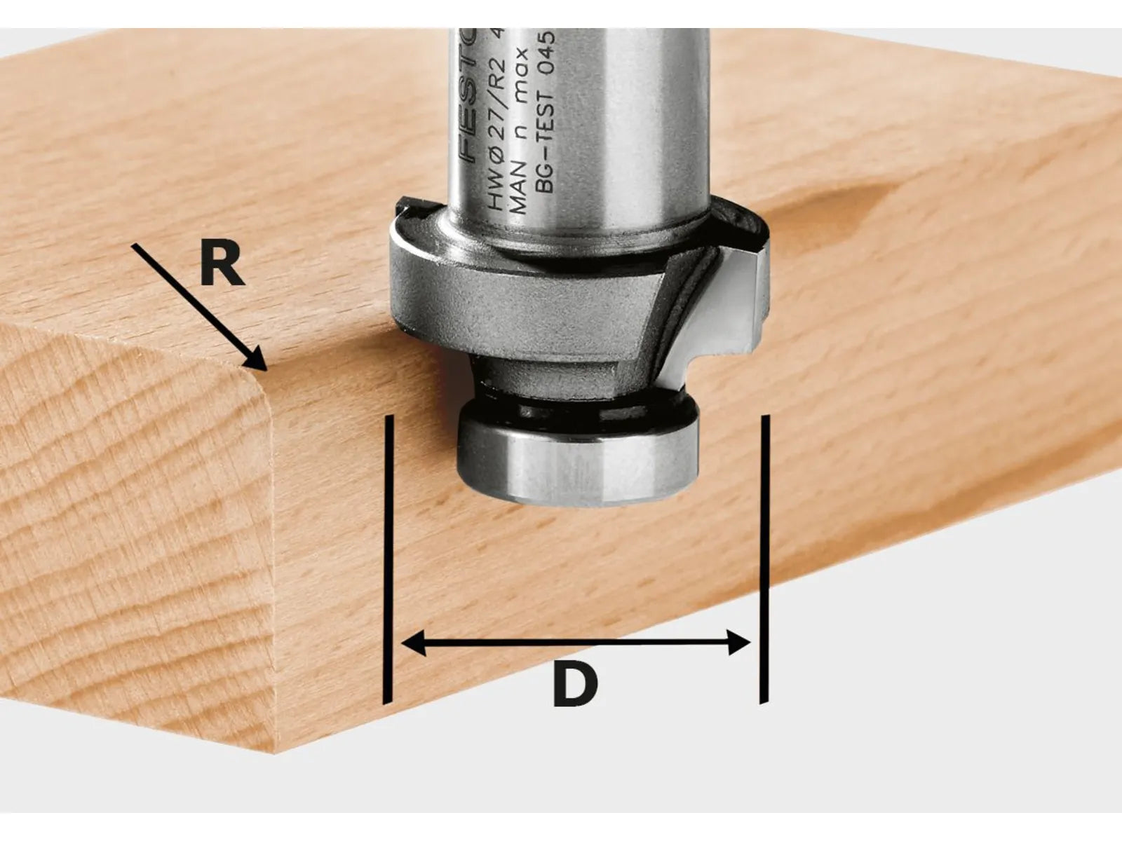 FESTOOL ACCESSORY 490096 HW R6-OFK Classic ogee cutter HW (bearing not incuded)