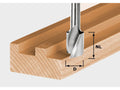 FESTOOL ACCESSORY 490947 HS Spi S8 D12/20 Spiral groove cutter HS shank 8 mm