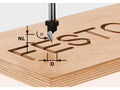 FESTOOL ACCESSORY 491003 HW S8 D11/60 degree Script cutter HW shank 8 mm