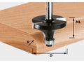 FESTOOL ACCESSORY 491015 HW S8 D31.7/R9.5 KL Chamfer ogee cutter HW shank 8 mm