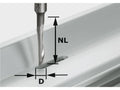 FESTOOL ACCESSORY 491036 HS S8 D5/NL23 Aluminum cutter HS shank 8 mm