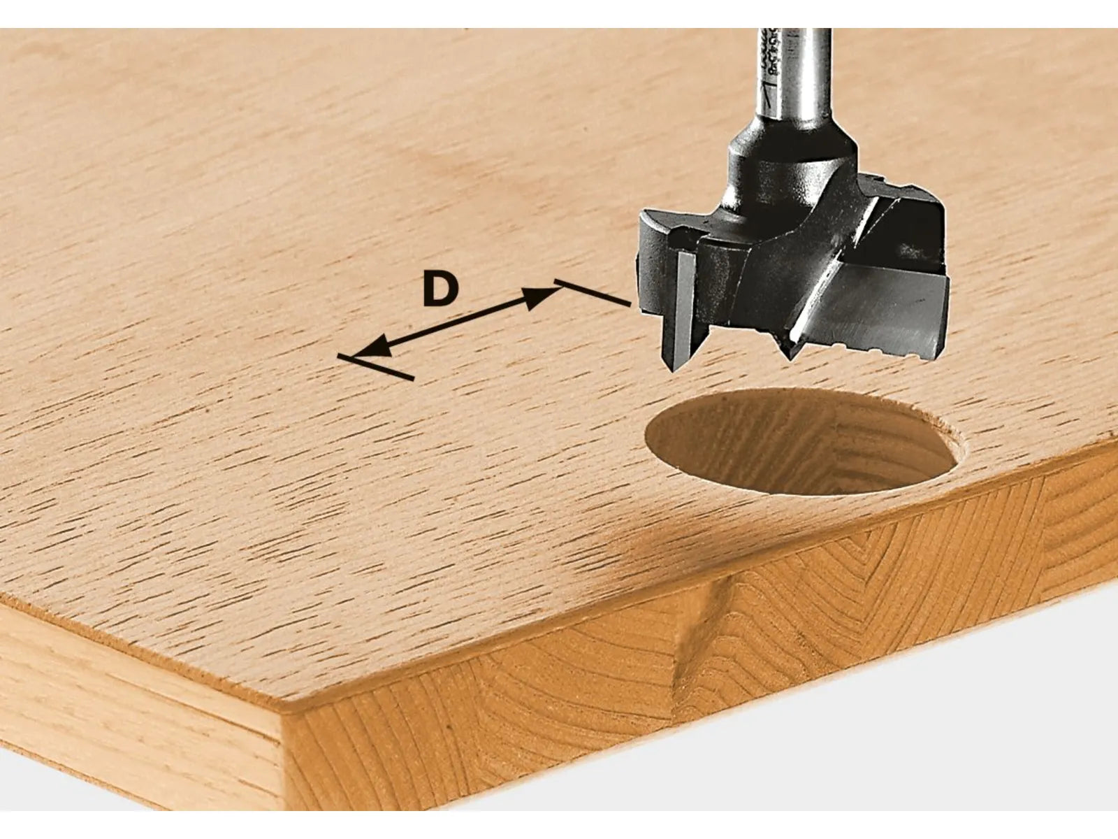 FESTOOL ACCESSORY 491070 HW S8 D15 Hinge location cutter HW shank 8 mm