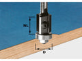 FESTOOL ACCESSORY 491082 HW S8 D19/20WM Z2 Turning plate slot cutter HW 8 mm shank