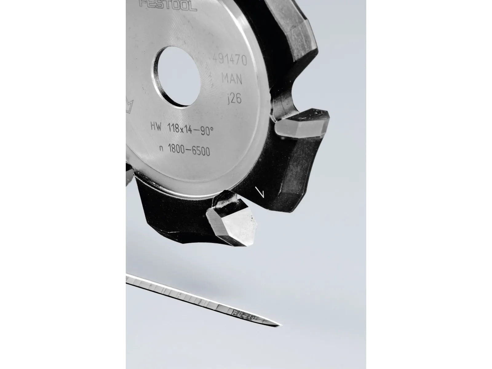 FESTOOL ACCESSORY 491470 HW 118x14-90 degree/Alu V-grooving bit
