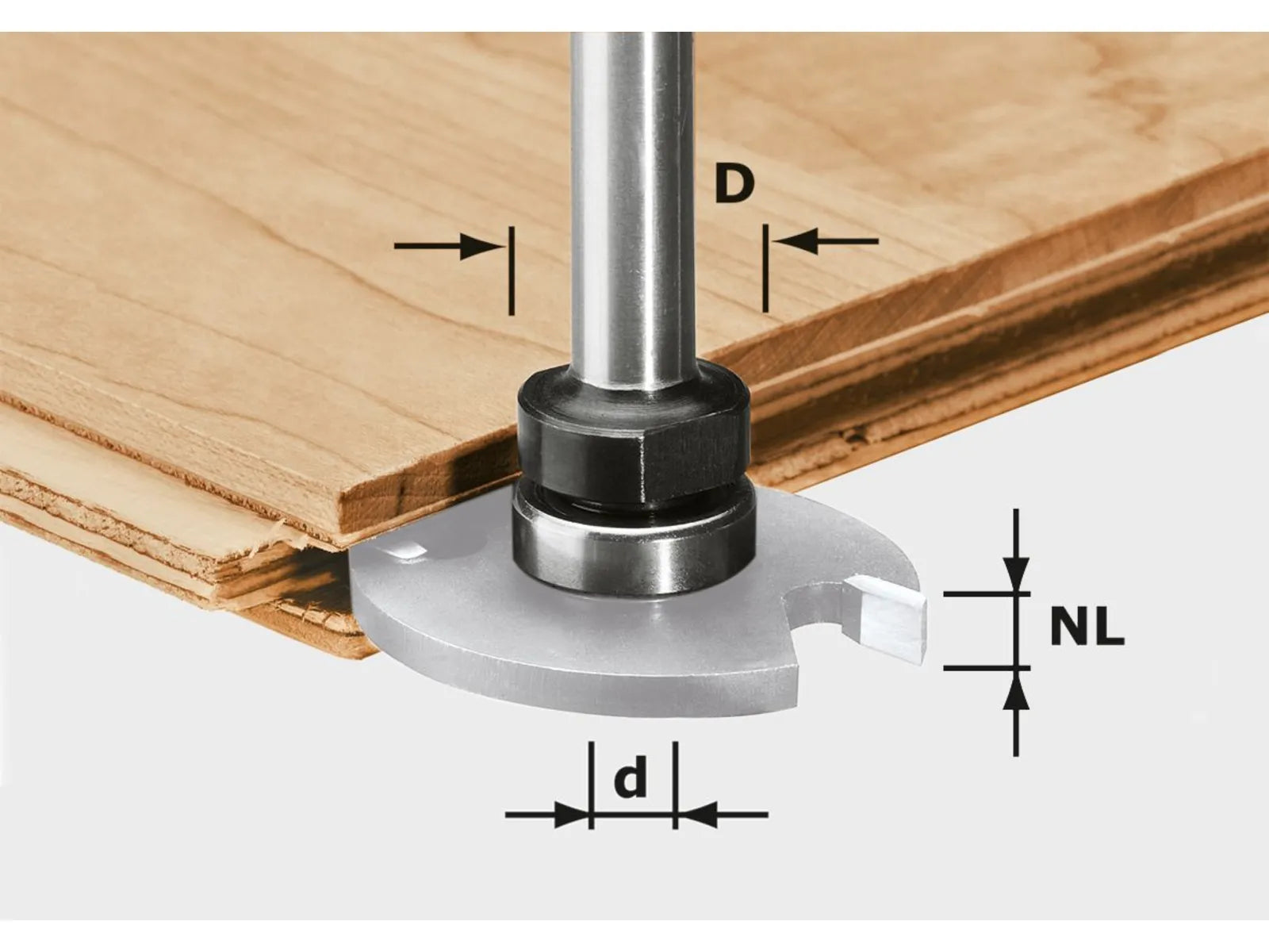 FESTOOL ACCESSORY 499803 Cutter spindle S8 1.5-5 KL16
