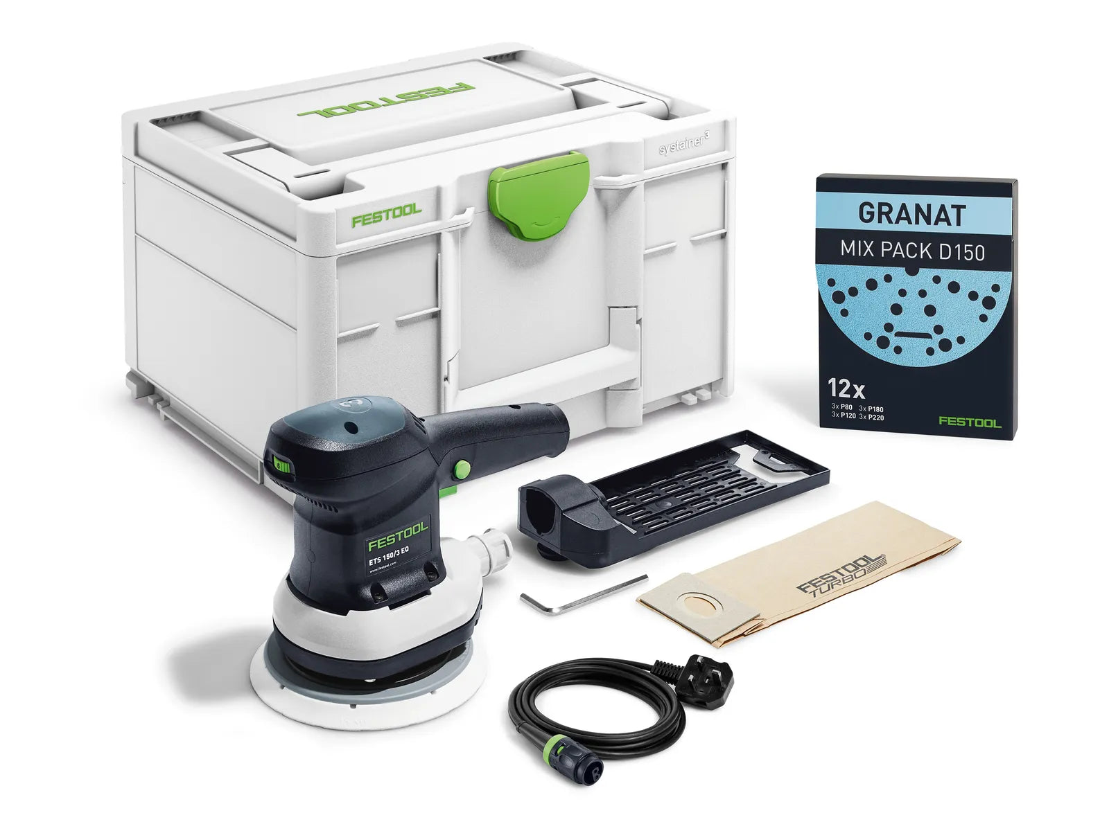 FESTOOL 576073 Eccentric Sander ETS 150/3 EQ-Plus GB 240V