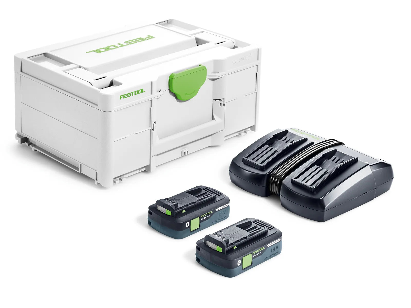 FESTOOL ACCESSORY 577256 Energy set SYS 18V 2x4.0/TCL6DUO GB