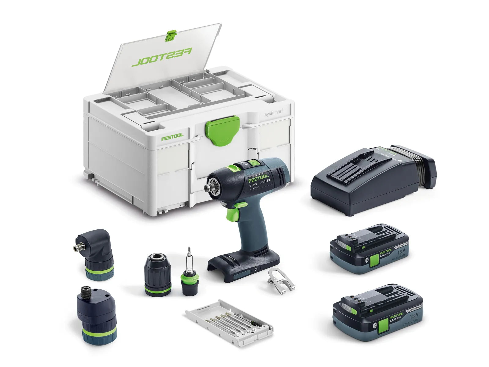 FESTOOL 577610 Cordless drill T 18+3 HPC 4.0 I-Set