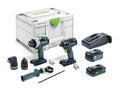 FESTOOL 577655 Cordless Impact driver combi drill set TID 18 5.0/4.0-Set TPC 18/4