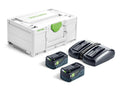 FESTOOL 577708 Energy set SYS 18V 2x5.0/TCL 6 DUO GB