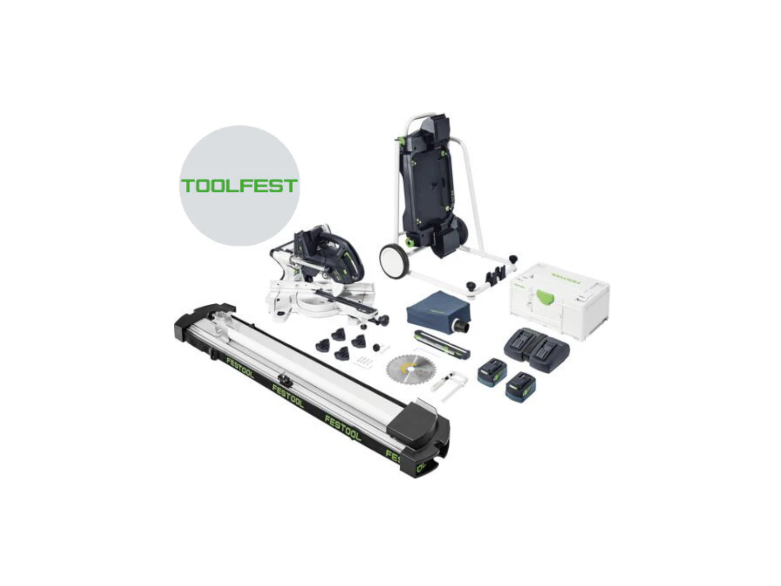 FESTOOL 577959 Cordless compound mitre saw KSC 60 5.0 I-UG-Set GB