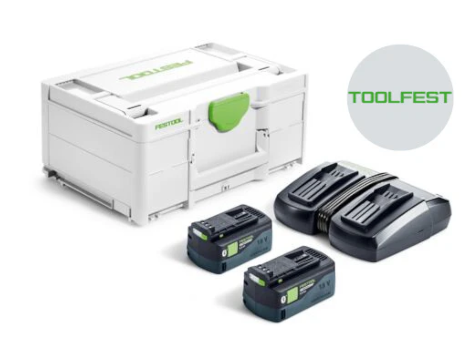 FESTOOL 578680 Energy set 18V 2xHP5.0/TCL6DUO (Pre-order)